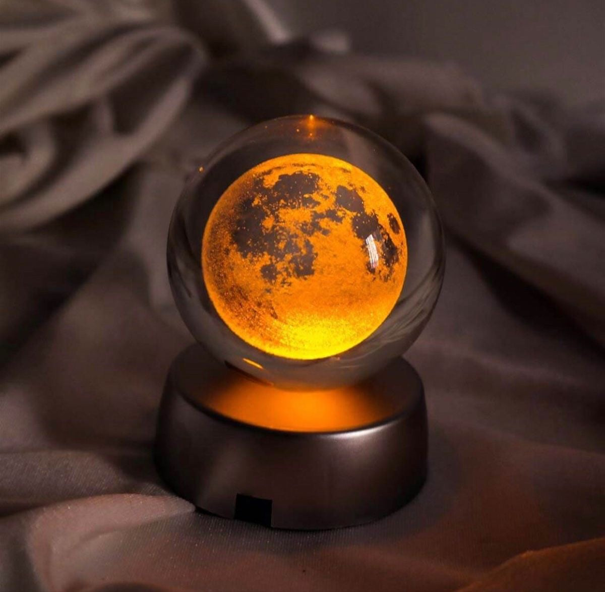3D Crystal Ball Night Lamp