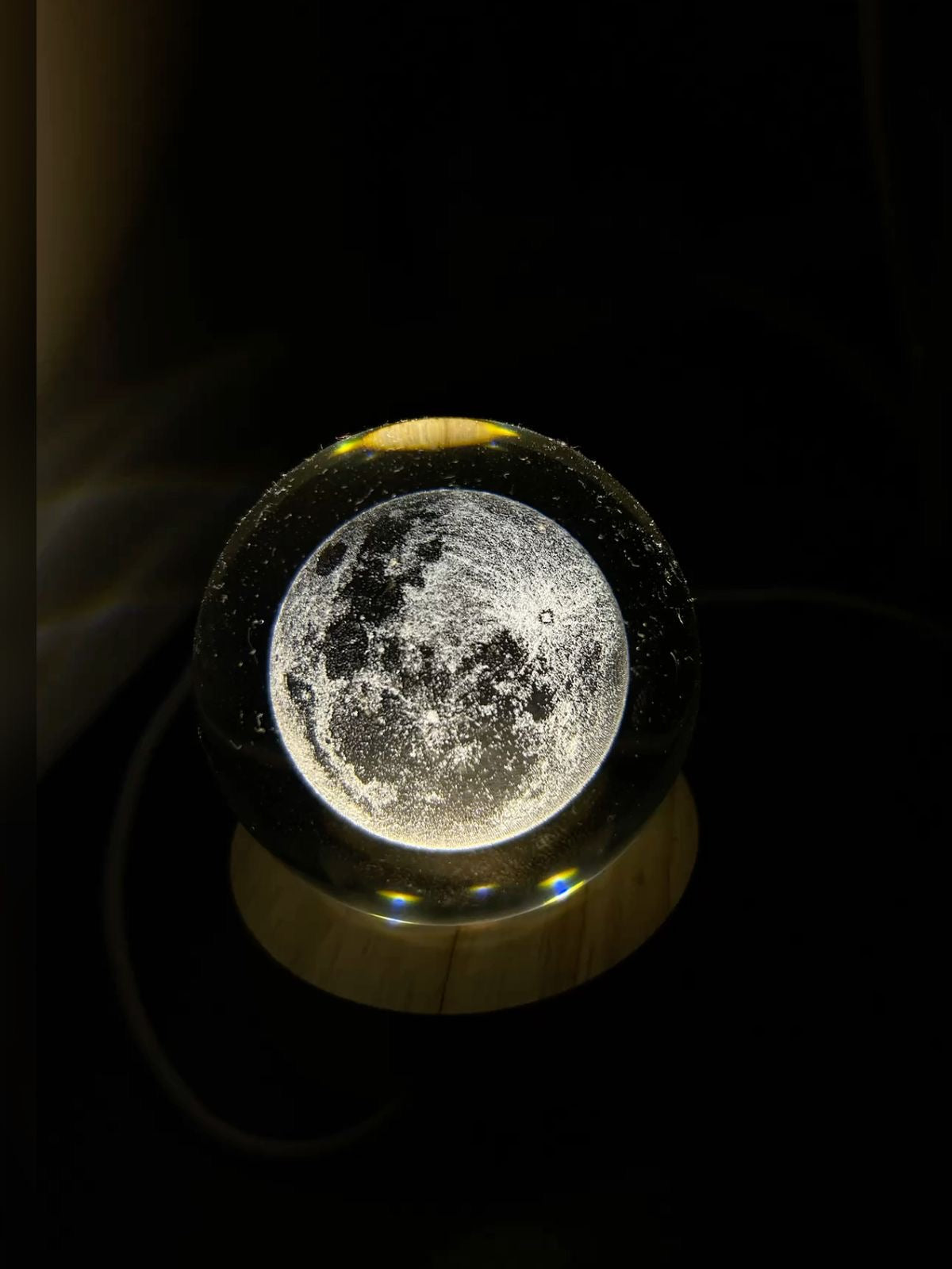 3D Crystal Ball Night Lamp