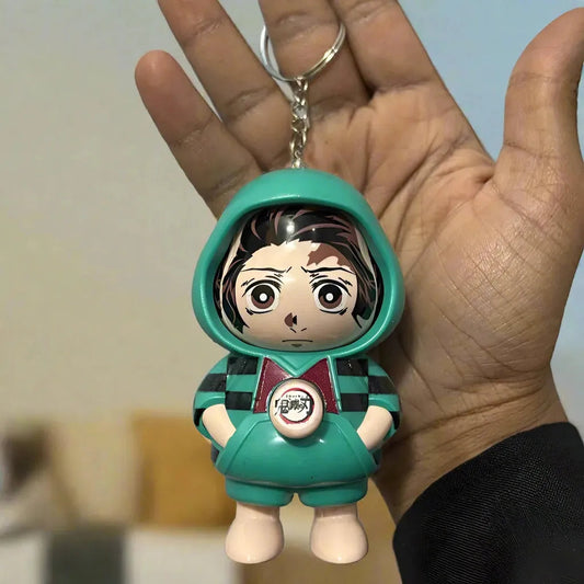 Tanjiro Face-Changing Keychain