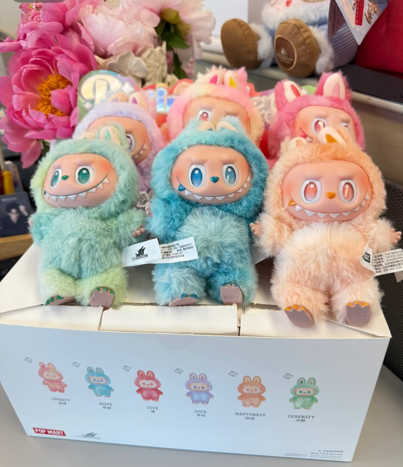 Pop Mart Labubu The Monsters Big into Energy Series Vinyl Plush Pendant Single Blind Box Pack of 1