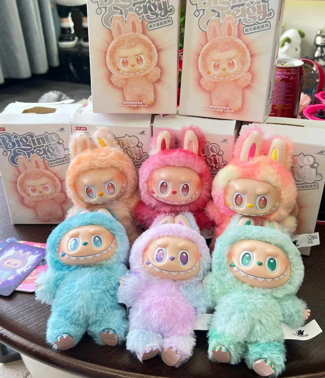 Pop Mart Labubu The Monsters Big into Energy Series Vinyl Plush Pendant Single Blind Box Pack of 1