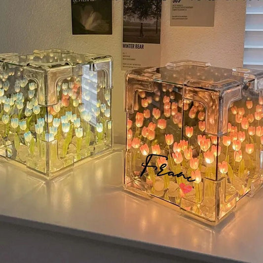 TulipGlow Mirror Lamp
