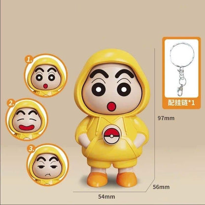 Shinchan Face Changing Keychain
